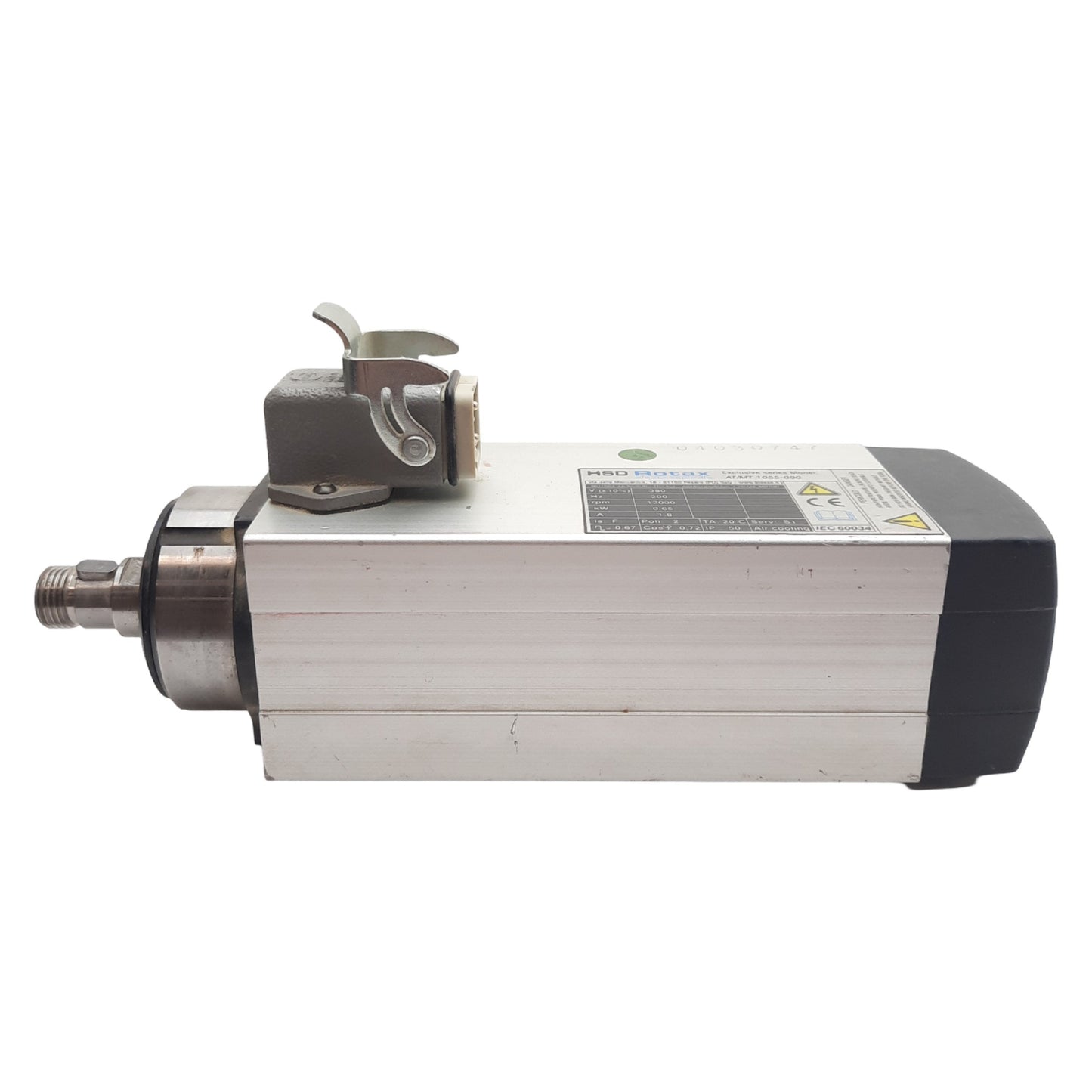 Used HSD AT/MT 1055-090 Rotax Spindle Motor, 3Ø 380VAC 1.8A 200Hz 0.65kW, 12000rpm
