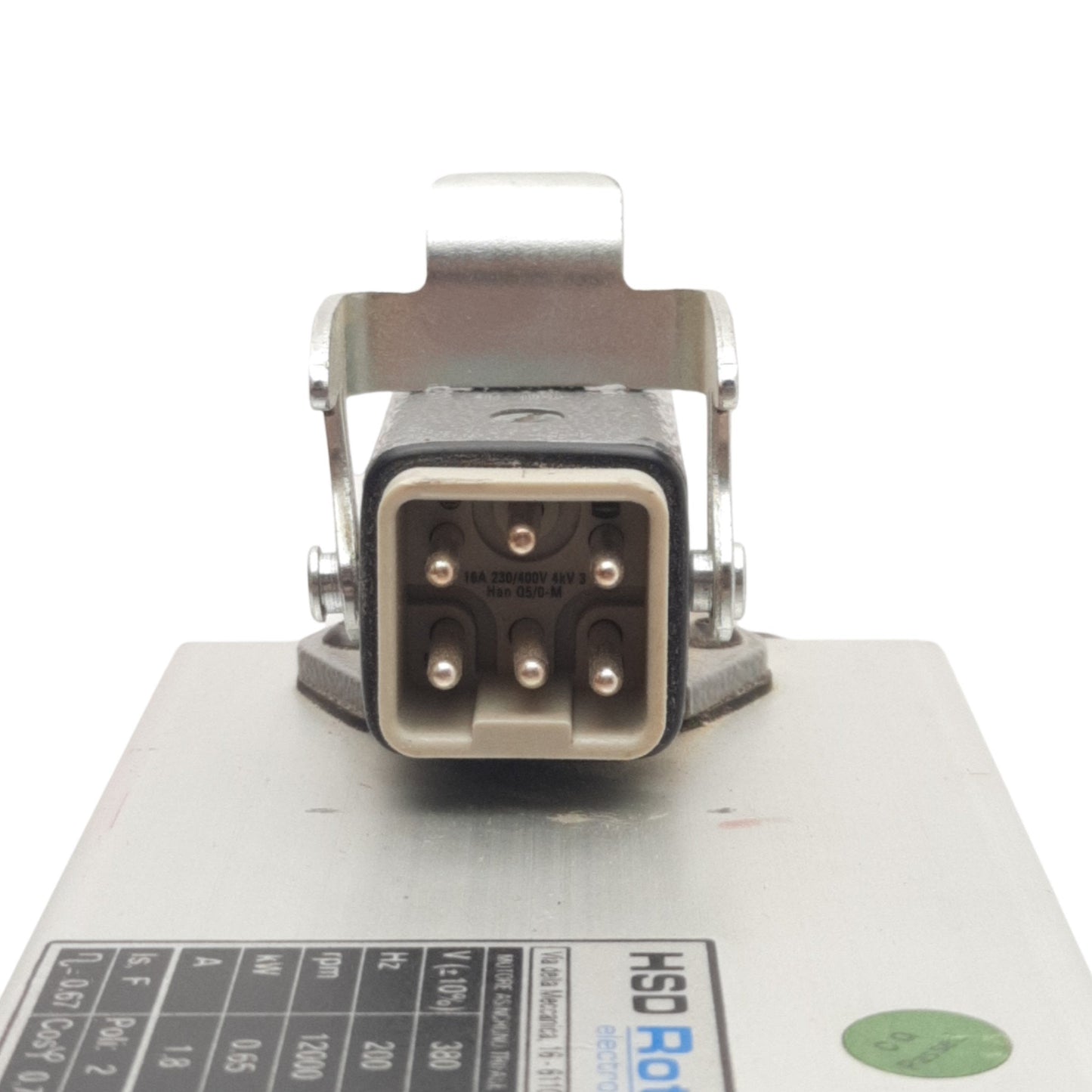 Used HSD AT/MT 1055-090 Rotax Spindle Motor, 3Ø 380VAC 1.8A 200Hz 0.65kW, 12000rpm