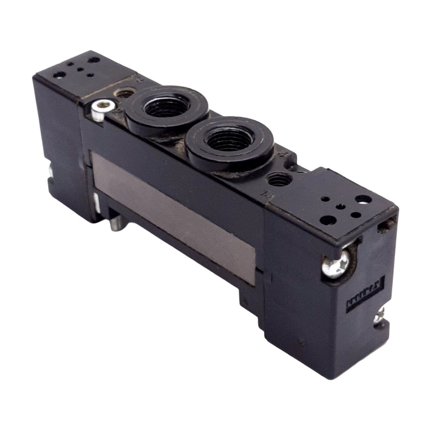 Used Pneumax 2435.62.55.35.68 Solenoid Valve Body, 10Bar, 2x 3/2 Way, G 1/8" Port