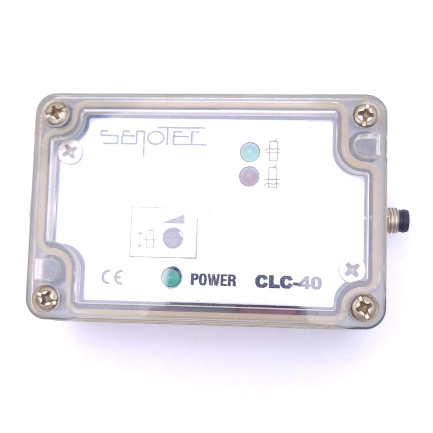 Used SenoTec CLC40-SM8 Switching Amplifier, 18-30 VDC In, 40VDC 200mA Out, M8 3-Pin
