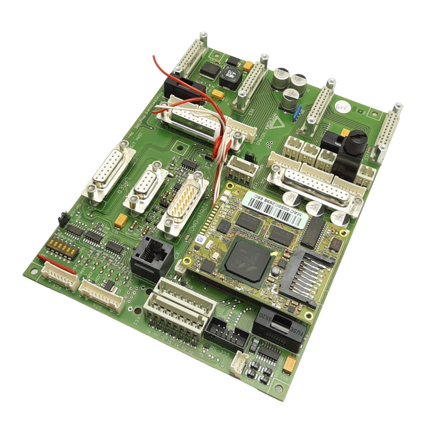 Used Mycrona Notaus ISAH 17573 Rev2 PSteckboard PhyCORE Machine Board