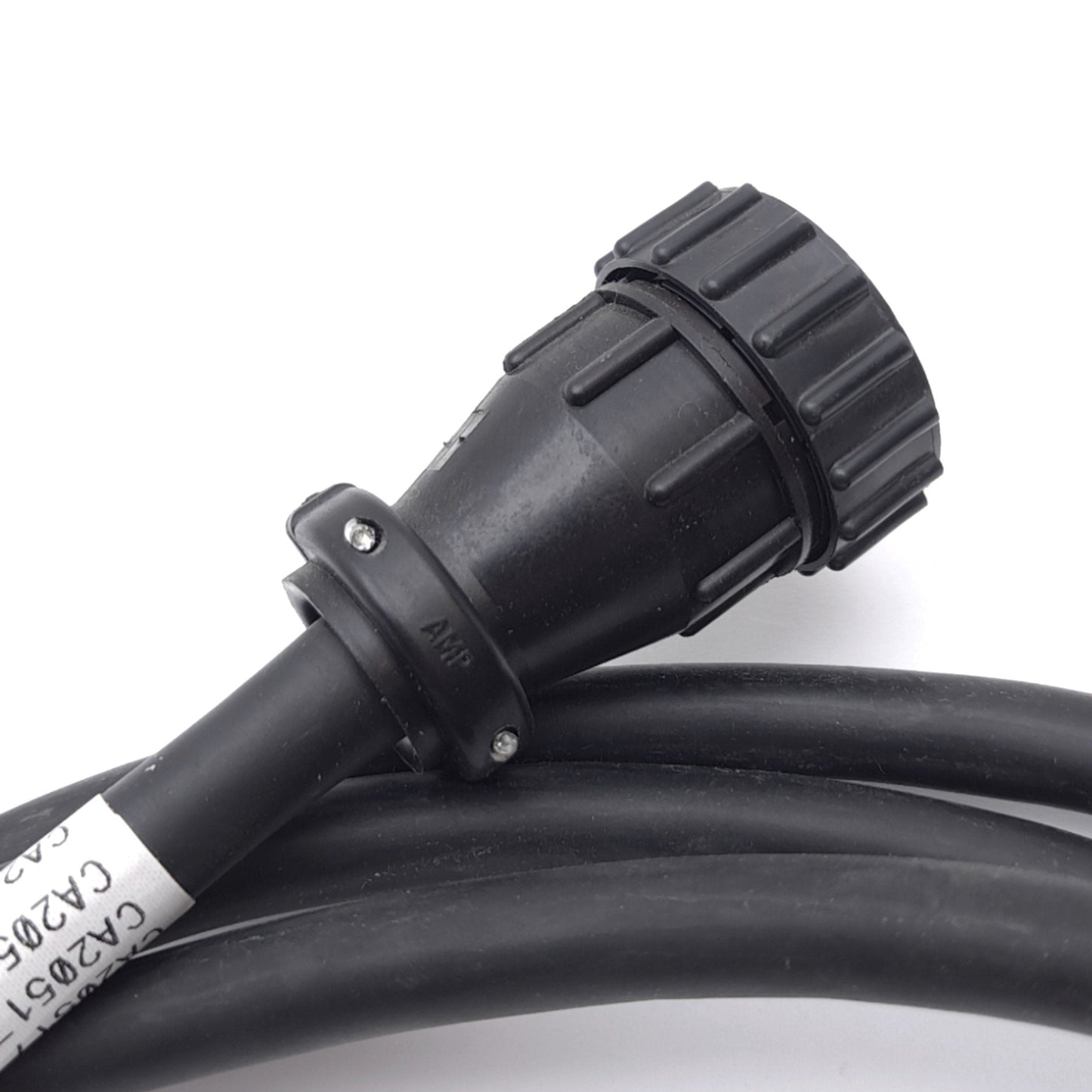Used Flex Cable 2090-CFBM6DF-CBAA09 Motor Feedback Cable, AMP 28-Pin Female, 1m