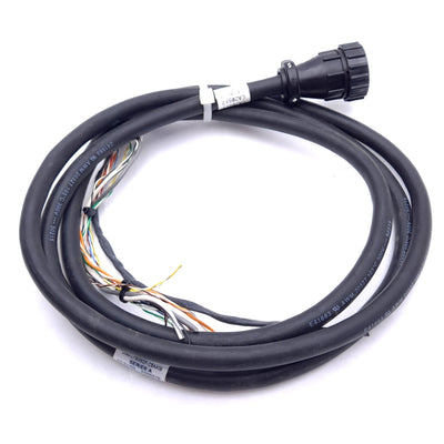 Used Flex Cable 2090-CFBM6DF-CBAA09 Motor Feedback Cable, AMP 28-Pin Female, 1m
