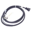 Used Flex Cable 2090-CFBM6DF-CBAA09 Motor Feedback Cable, AMP 28-Pin Female, 2m