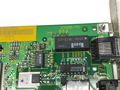 Used 3COM 3C509B-TPC EtherLink III ISA Network Interface Card 10Mbps RJ45, BNC