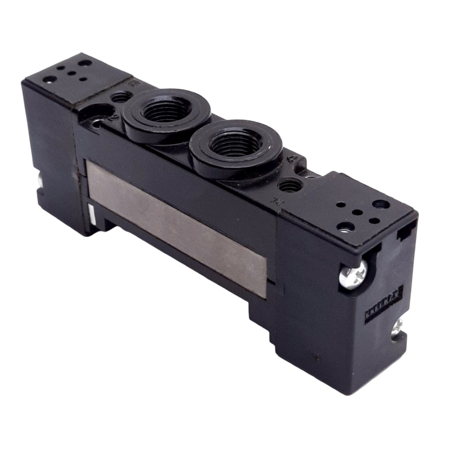 Used Pneumax 2435.62.44.35.68 Solenoid Valve Body, 10 Bar, 2x 3/2 Way, G 1/8" Port