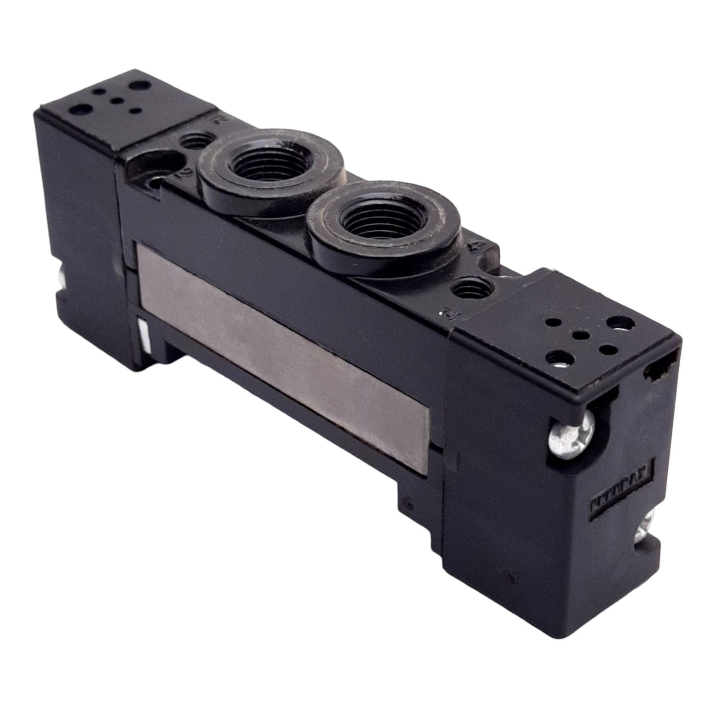 Used Pneumax 2435.62.45.35.68 Solenoid Valve Body, 10 Bar, 2x3/2 Way, G1/8" Port