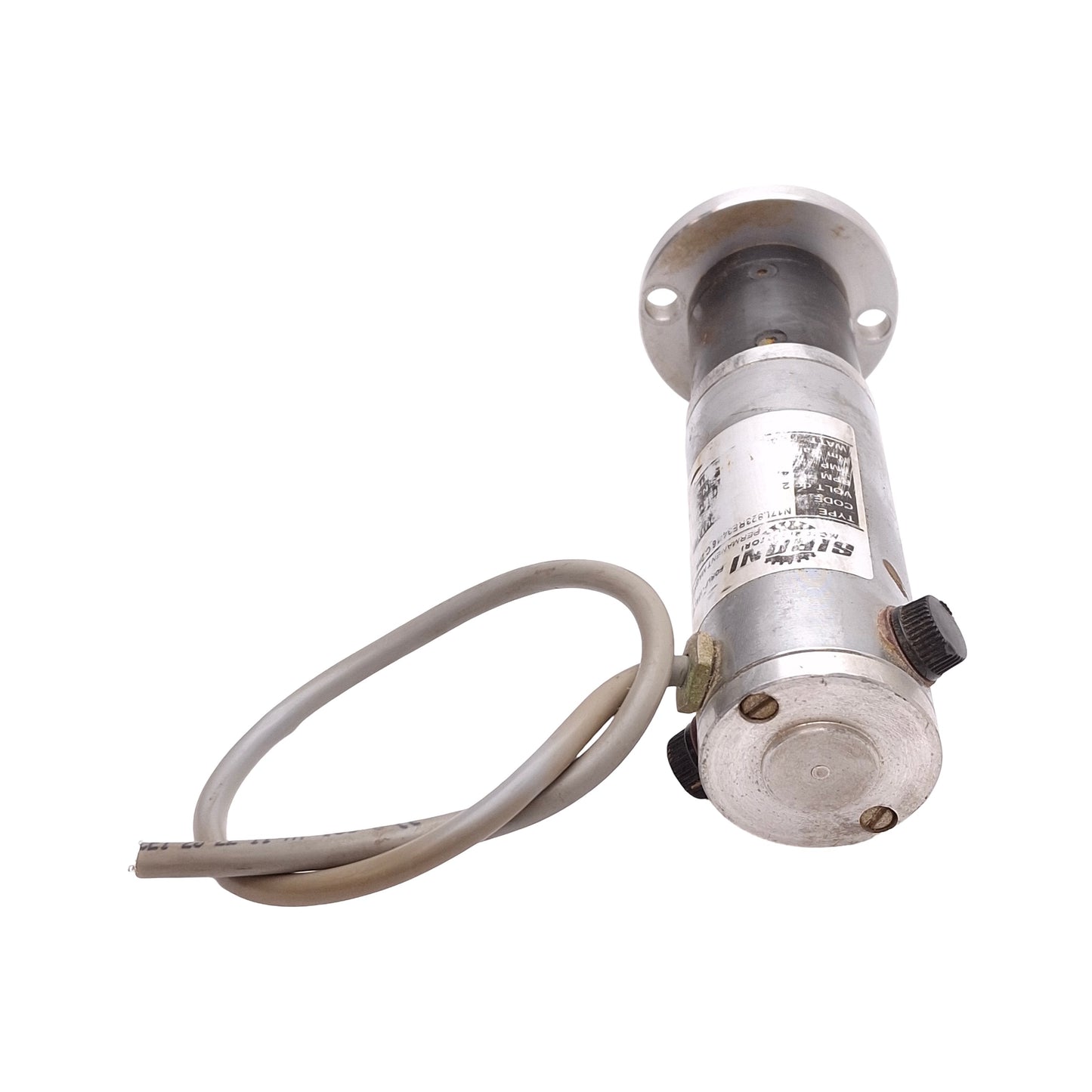 Used Siboni N17L823RE34/16 C.2mt DC Motor, 24VDC 2.7A 40W, 0.1Nm, 4250RPM, ø6mm Shaft