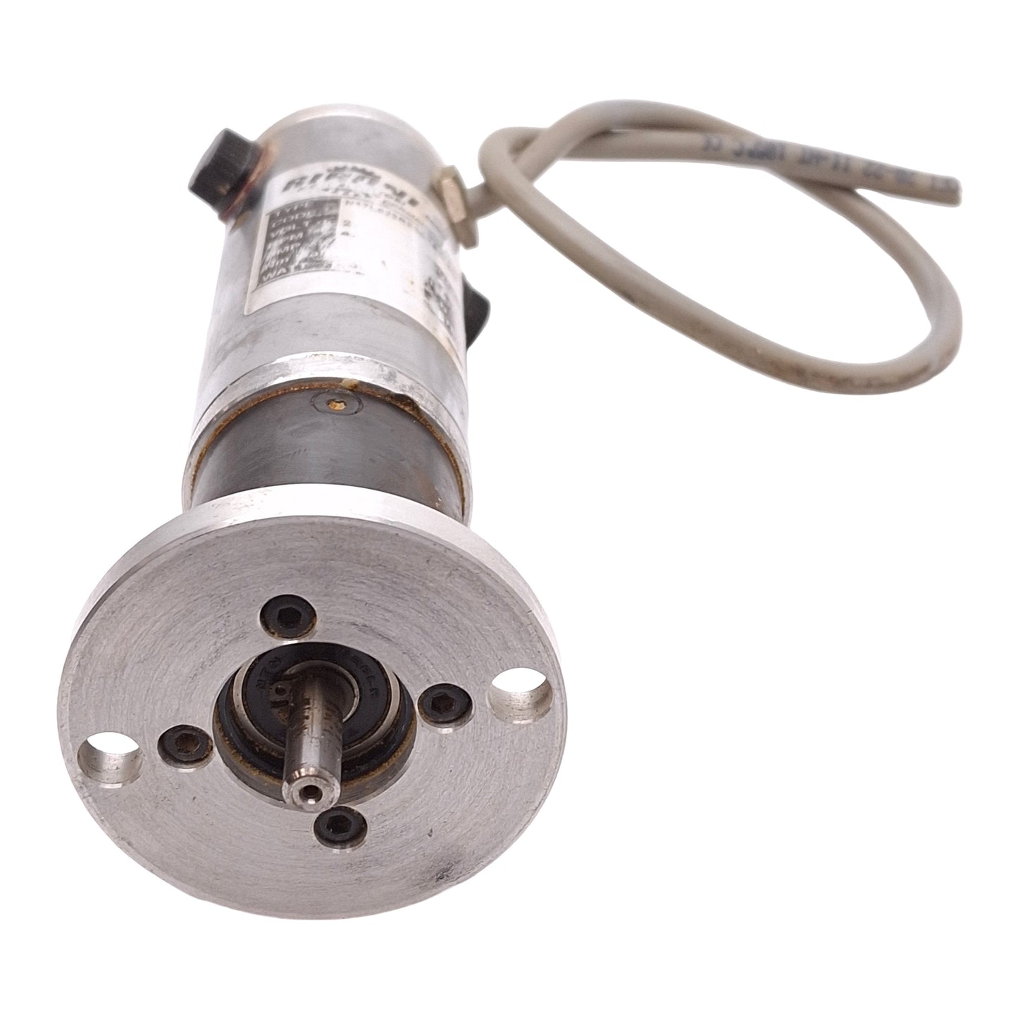 Used Siboni N17L823RE34/16 C.2mt DC Motor, 24VDC 2.7A 40W, 0.1Nm, 4250RPM, ø6mm Shaft
