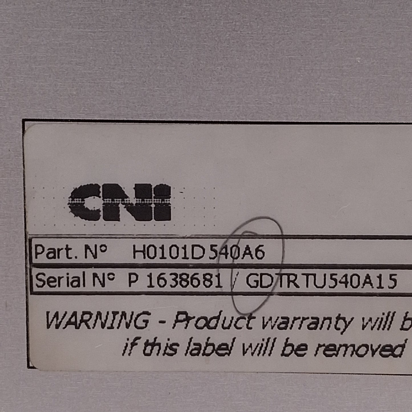 Used HSD H0101D540A6 RTU540 P590 CNC Drive Control Unit, RS232/422 DB9, 24VDC