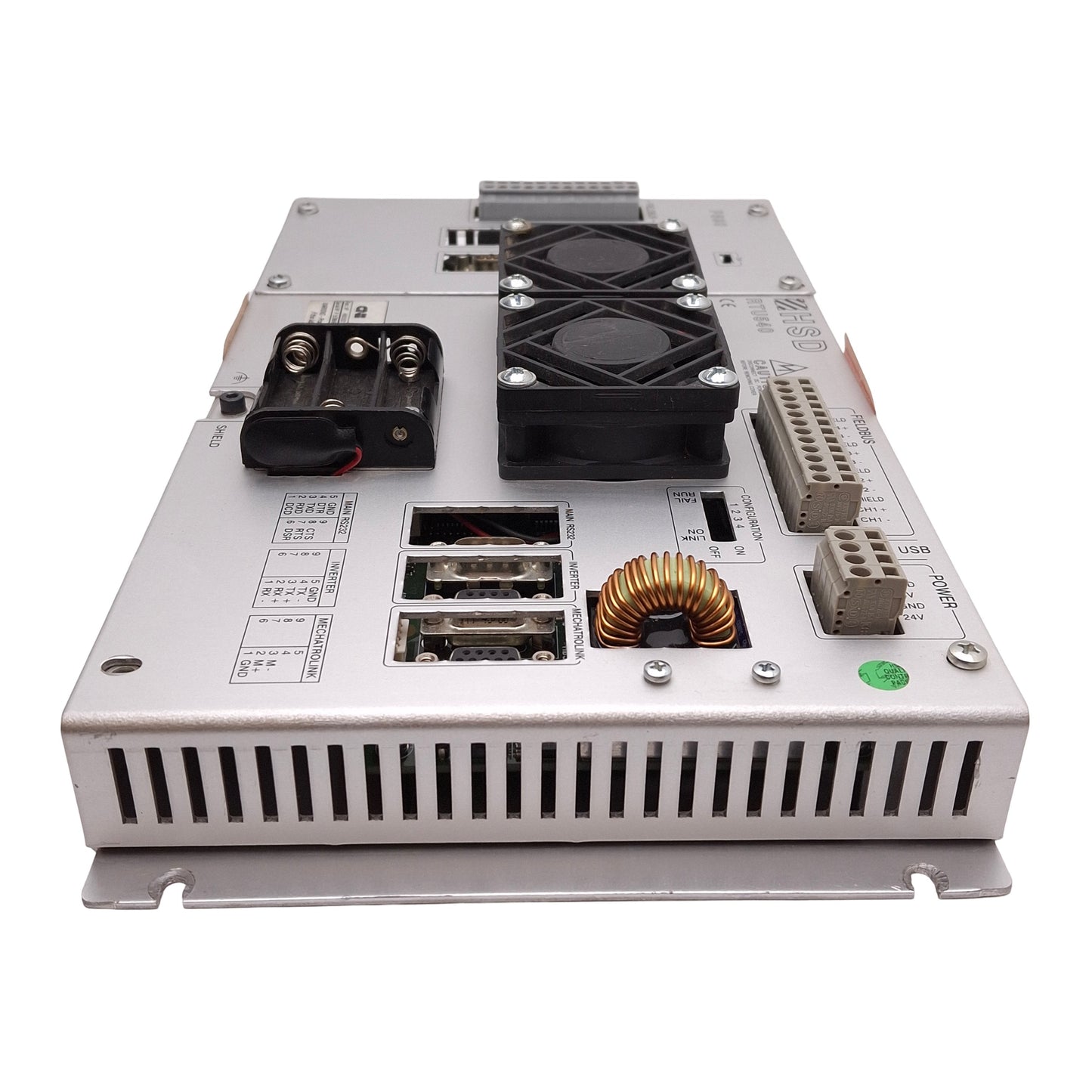 Used HSD H0101D540A6 RTU540 P590 CNC Drive Control Unit, RS232/422 DB9, 24VDC