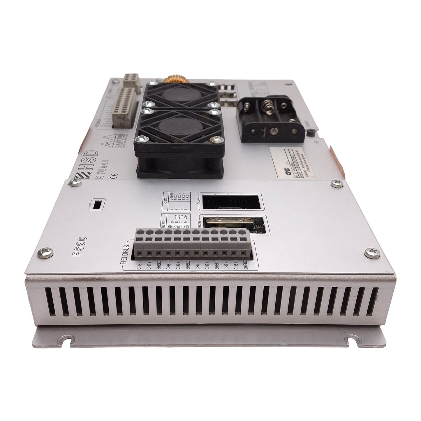 Used HSD H0101D540A6 RTU540 P590 CNC Drive Control Unit, RS232/422 DB9, 24VDC