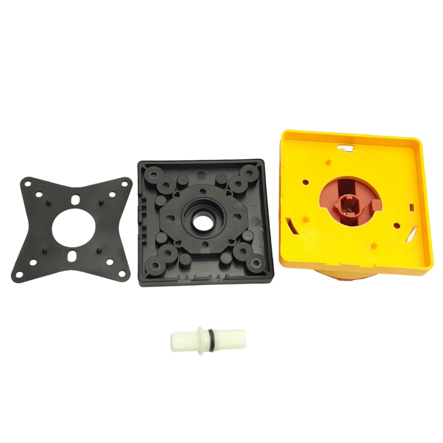 New – Open box Allen Bradley 194L-HE6N-175 Disconnect Switch Handle, Red/Yellow, 90° On/Off