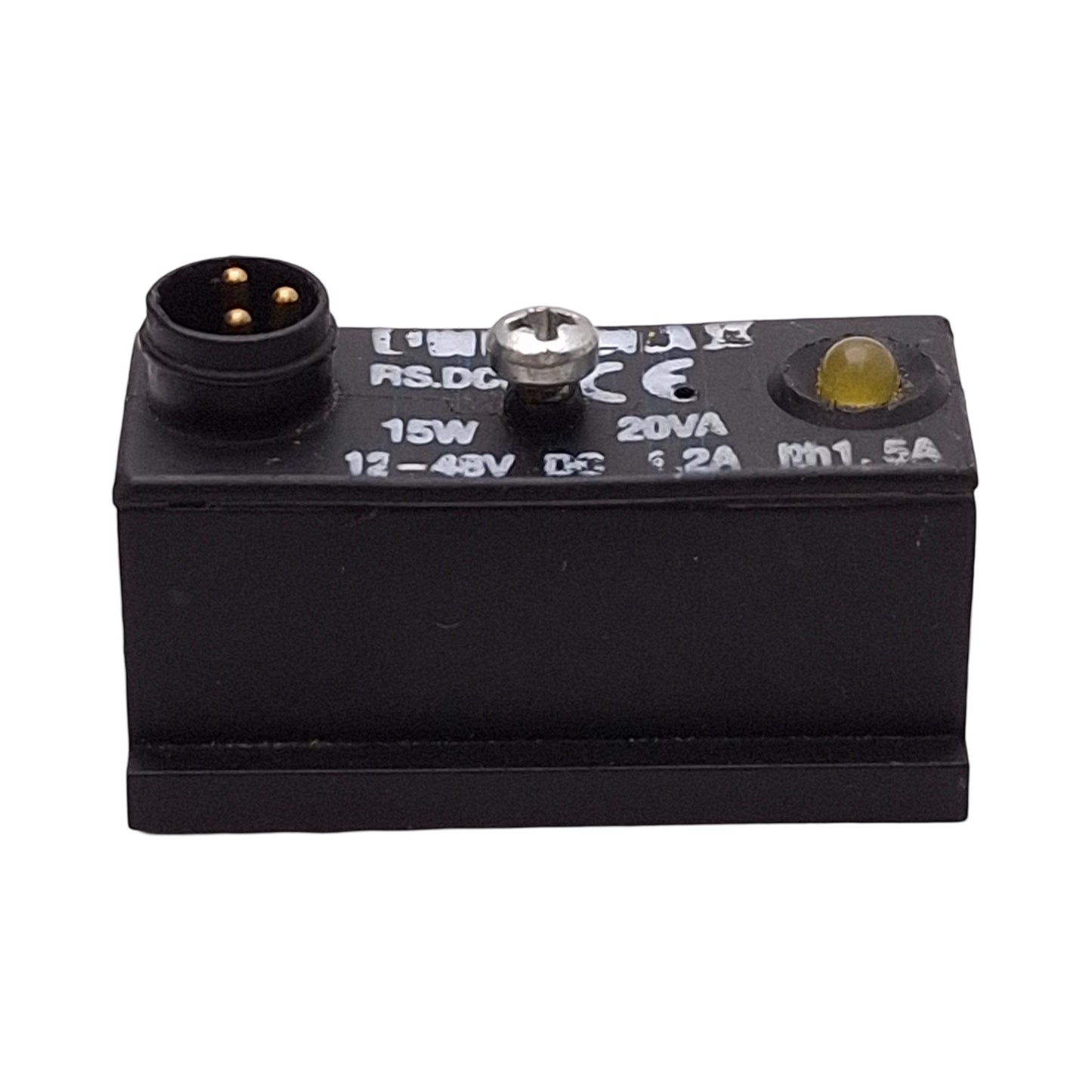 Used Pneumax RS.DCNO Magnetic Reed Sensor, Normally Open, 12-48VDC, M8 3-Pin Male