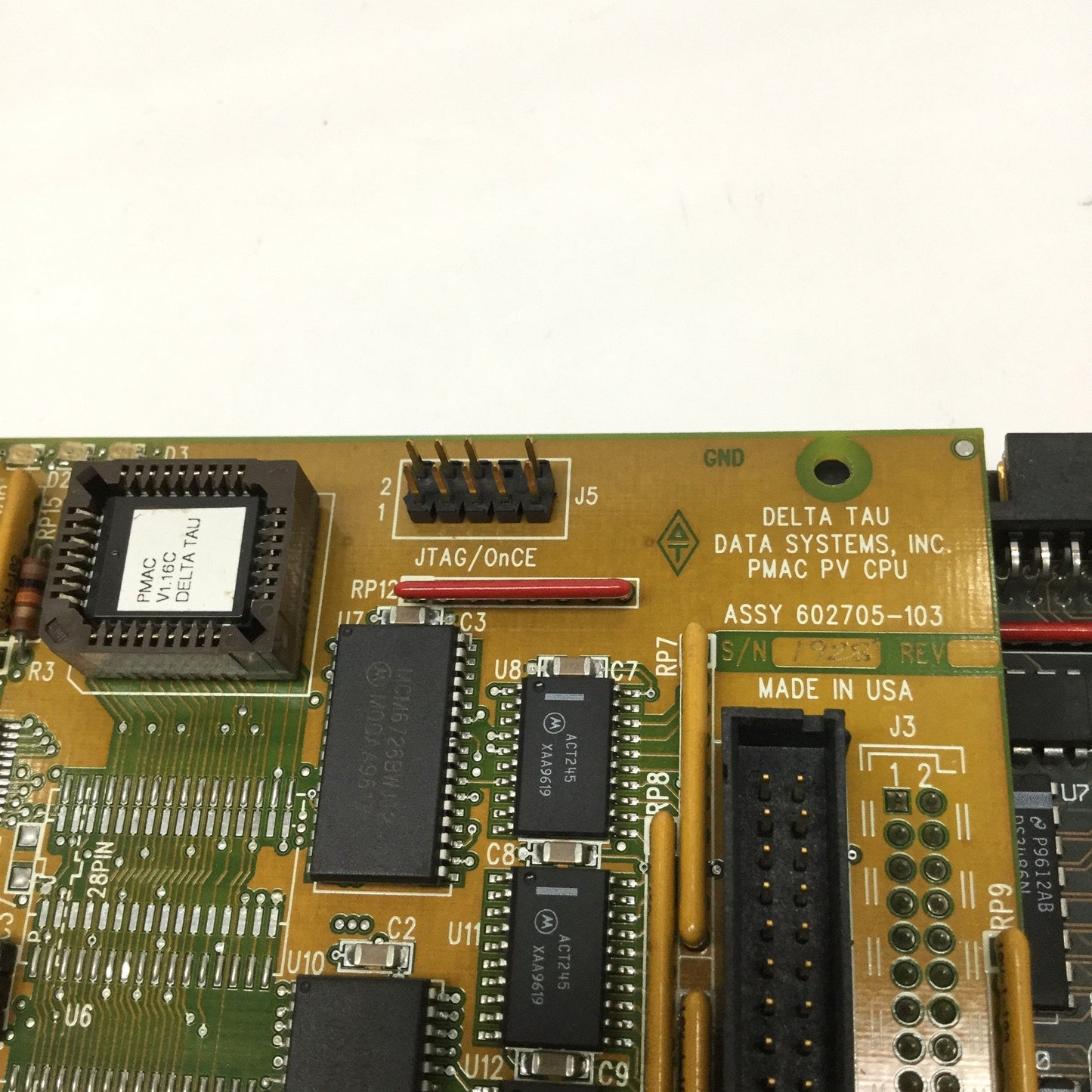 Used Delta Tau 602191-103 & 602705-103 PMAC-PC Multi-Axis Servo Control ISA V1.16C