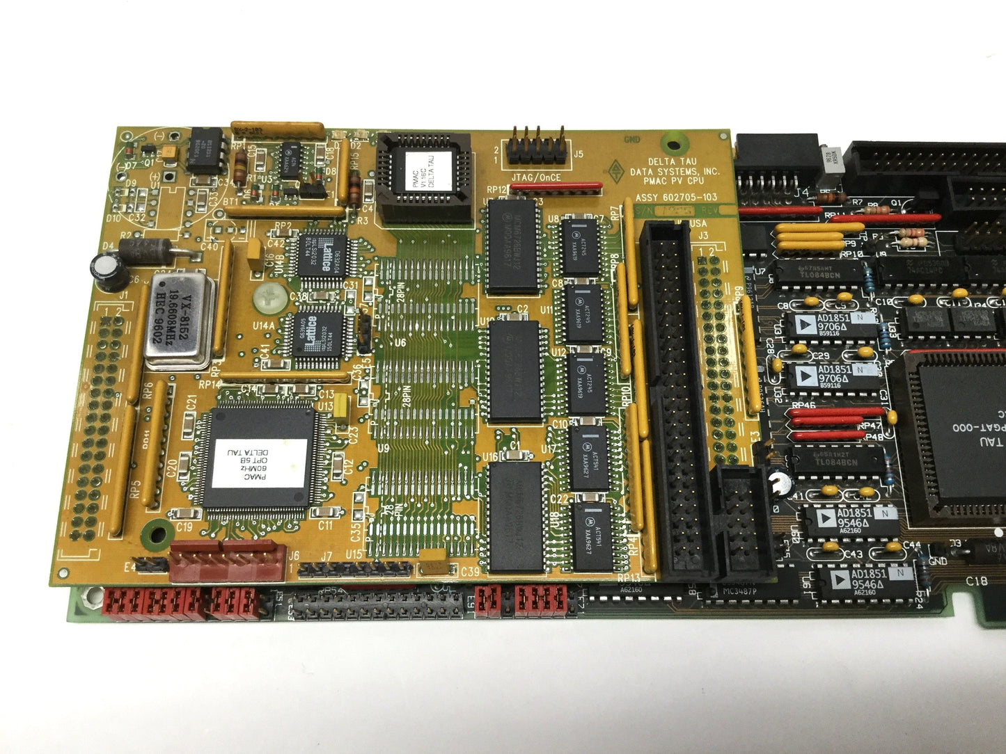 Used Delta Tau 602191-103 & 602705-103 PMAC-PC Multi-Axis Servo Control ISA V1.16C