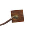 Used Type K Brass Shim Thermocouple, 11in Lead, Mini Male, 1/2in x 1/2in x 0.015 Shim