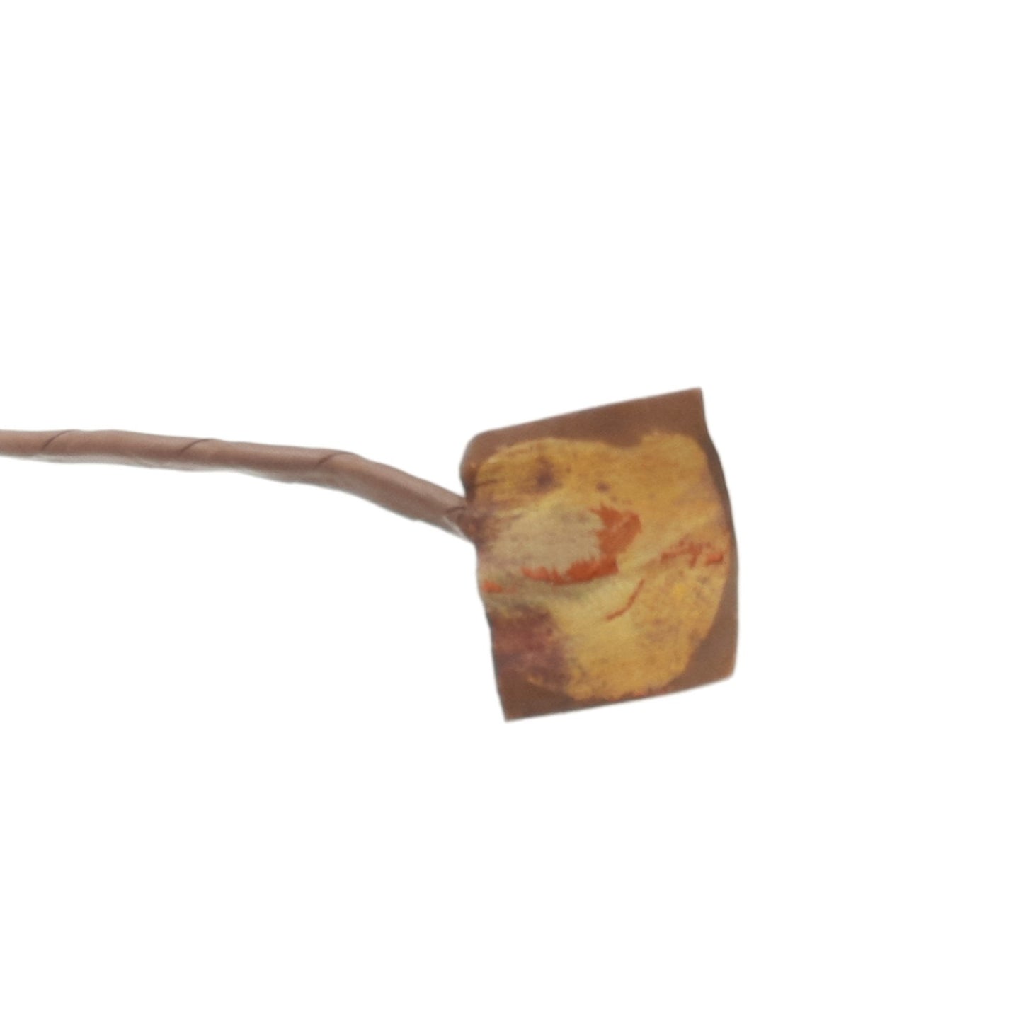Used Type K Brass Shim Thermocouple, 11in Lead, Mini Male, 1/2in x 1/2in x 0.015 Shim