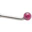 Used Ruby Ball Stylus 8-98-074, 45° Angle, ø8mm Ball, 23mm EWL, 76mm OAL, 5/16in UNC