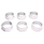 New Lot of 6 Allen-Bradley 800T-N143 Momentary Pushbutton Guard, 30mm, 1/2"