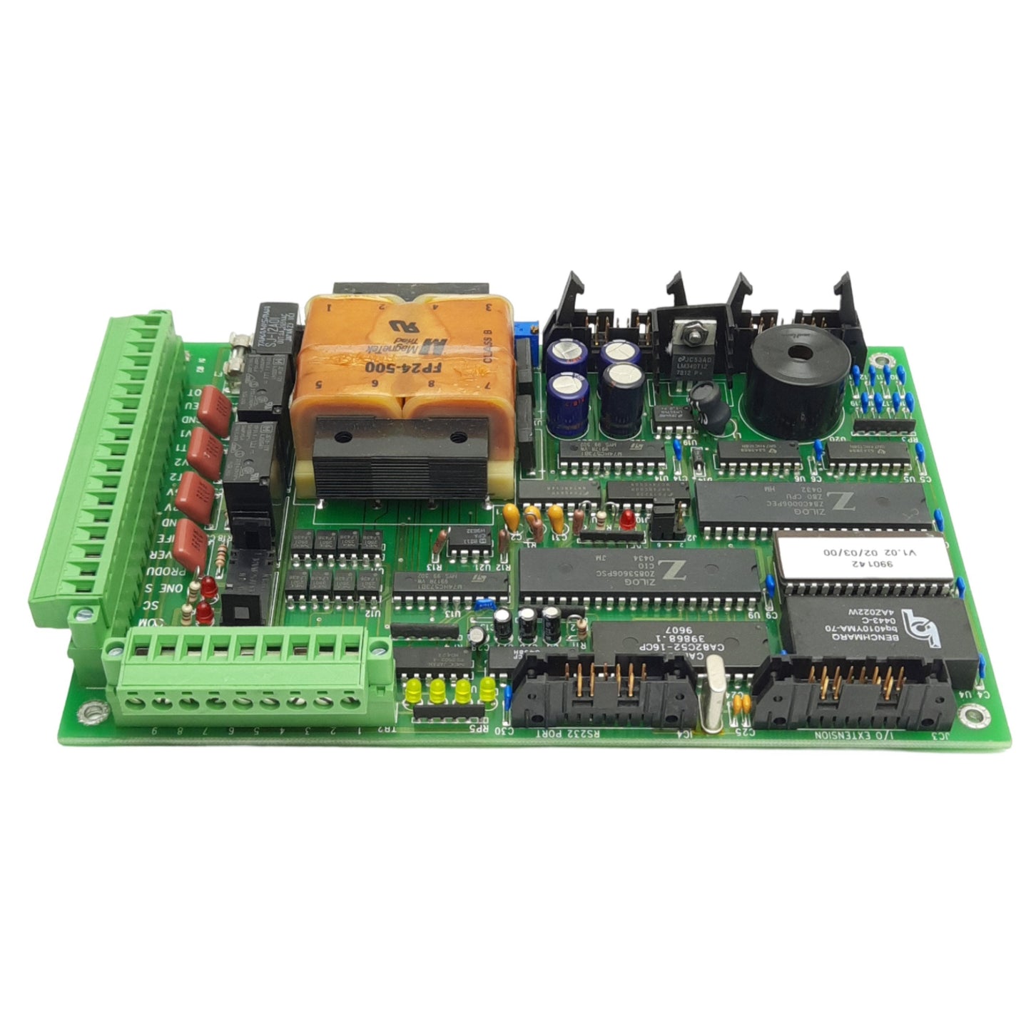 Used AZCO Corp FG110 Main Controller Board For Sur-Size Cut To Length Controller