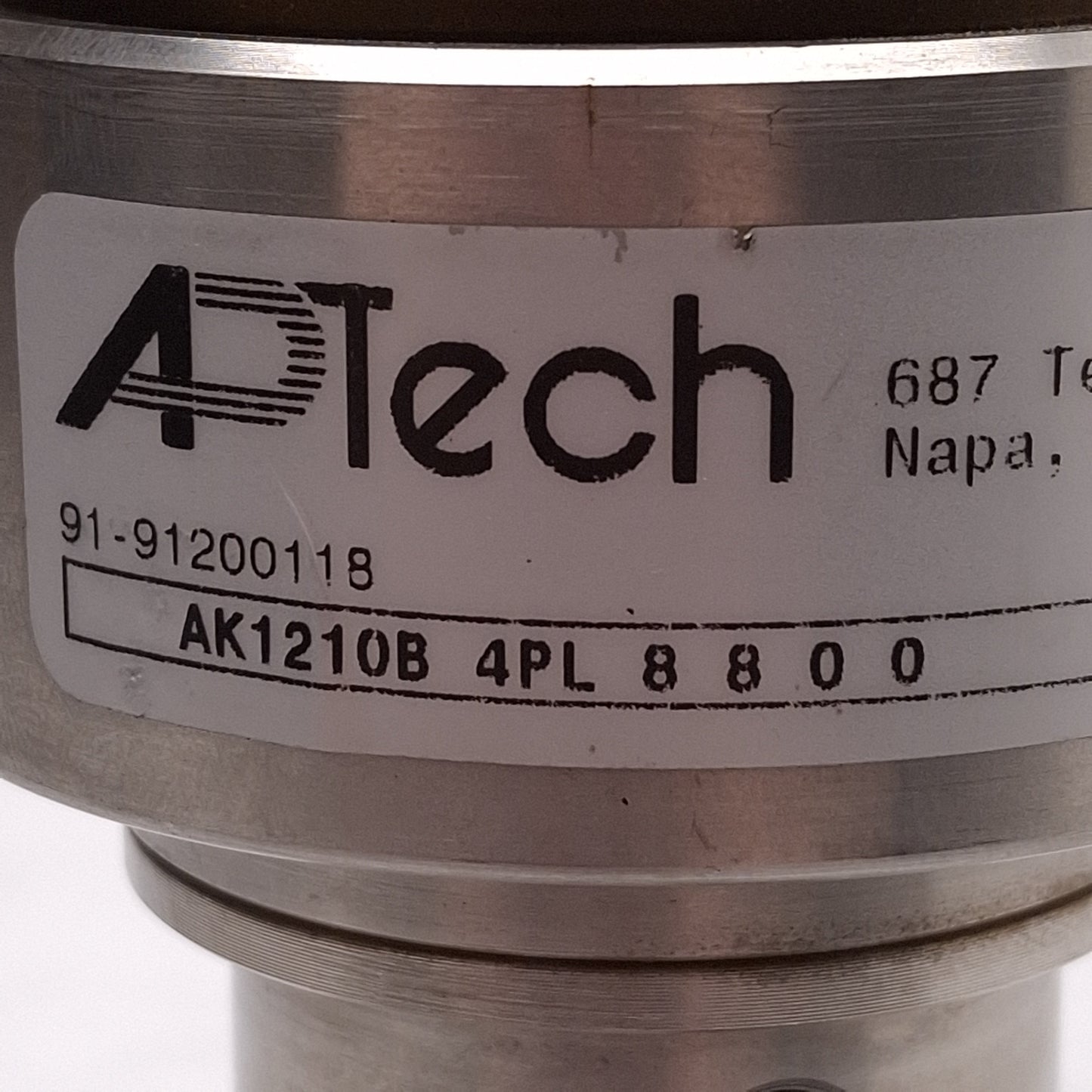 Used AP Tech AK1210B 4PL 8 8 0 0 Pressure Regulator 1700PSIG In, 0-100PSIG Set 1/2NPT
