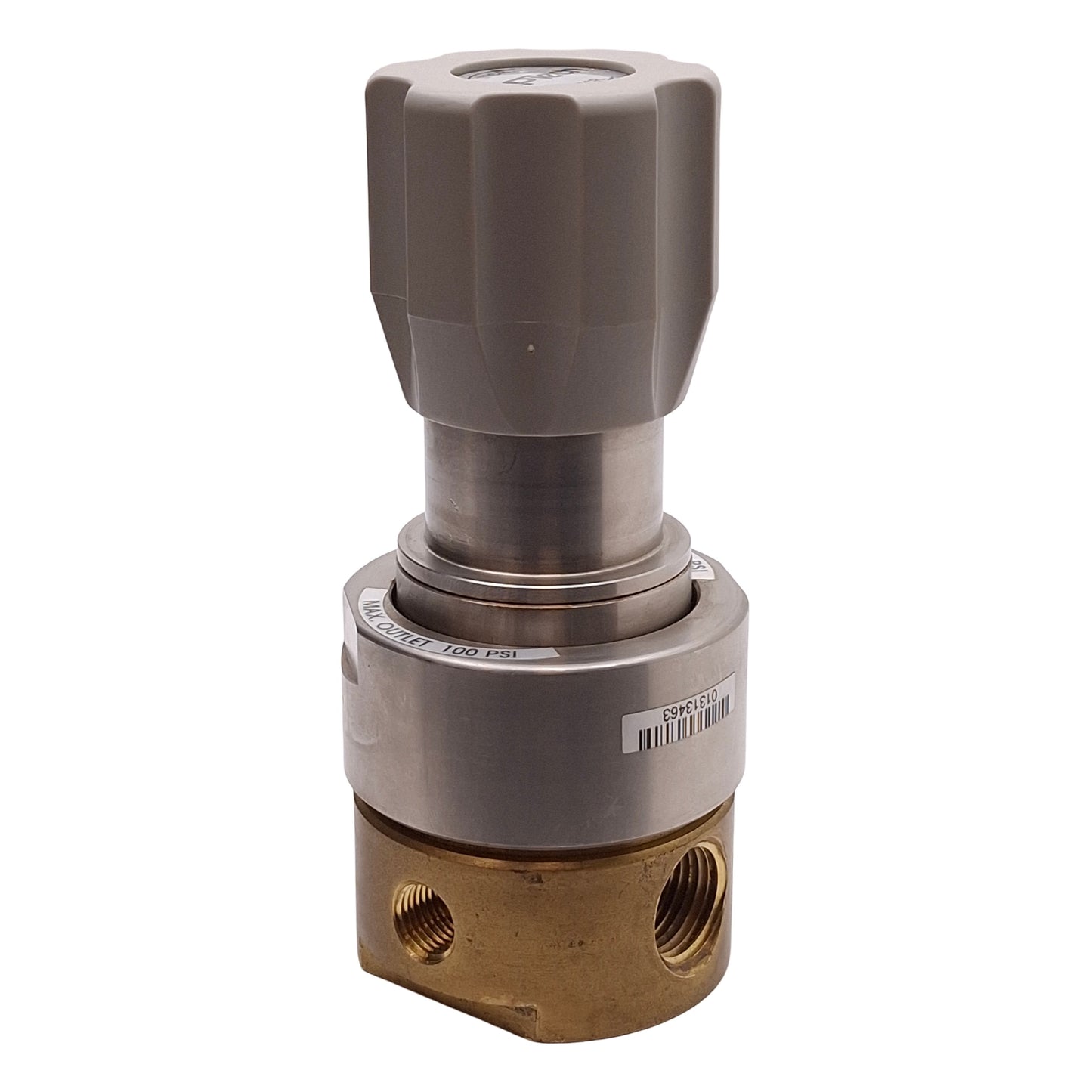 Used AP Tech AK1210B 4PL 8 8 0 0 Pressure Regulator 1700PSIG In, 0-100PSIG Set 1/2NPT