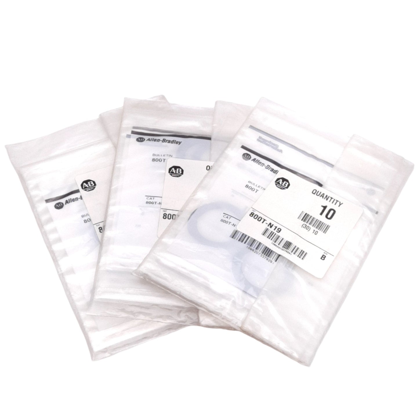 New Lot of 3 Allen-Bradley 800T-N19 Replacement Pushbutton Gasket 10 pack, 30mm