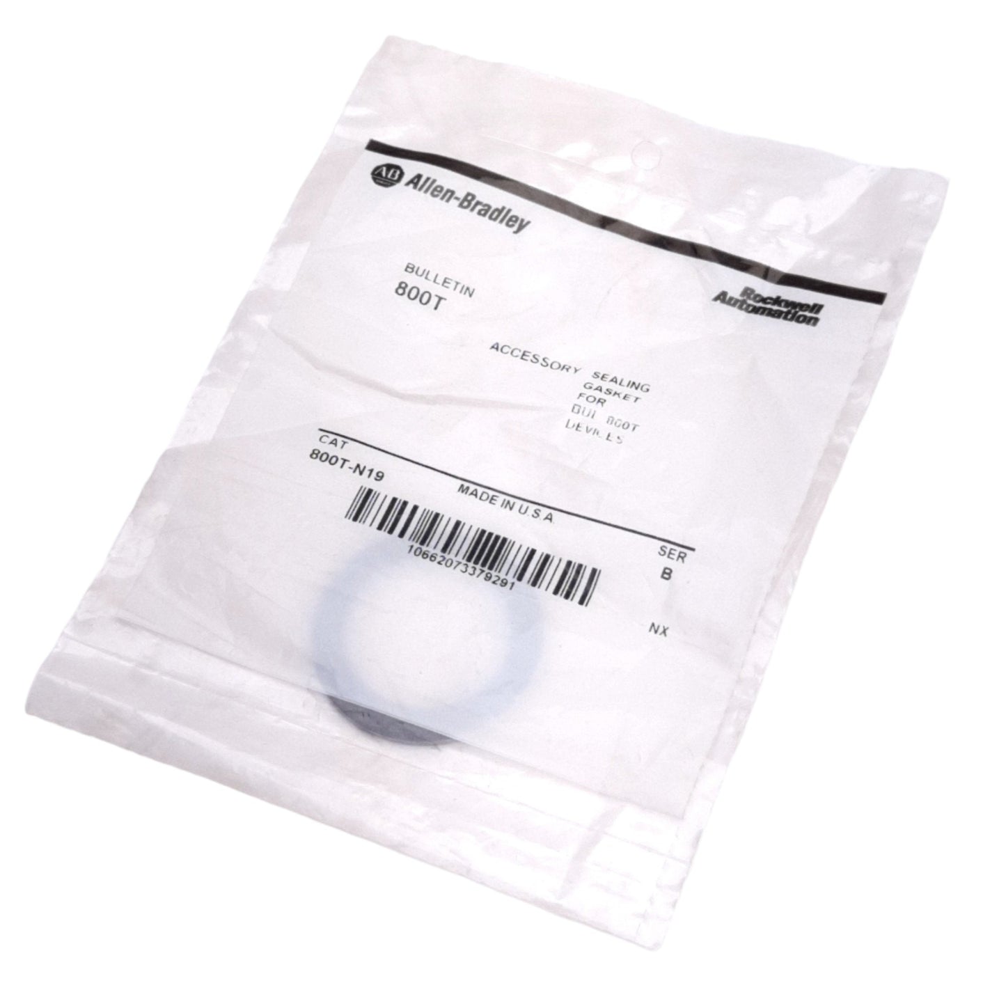 New Lot of 3 Allen-Bradley 800T-N19 Replacement Pushbutton Gasket 10 pack, 30mm