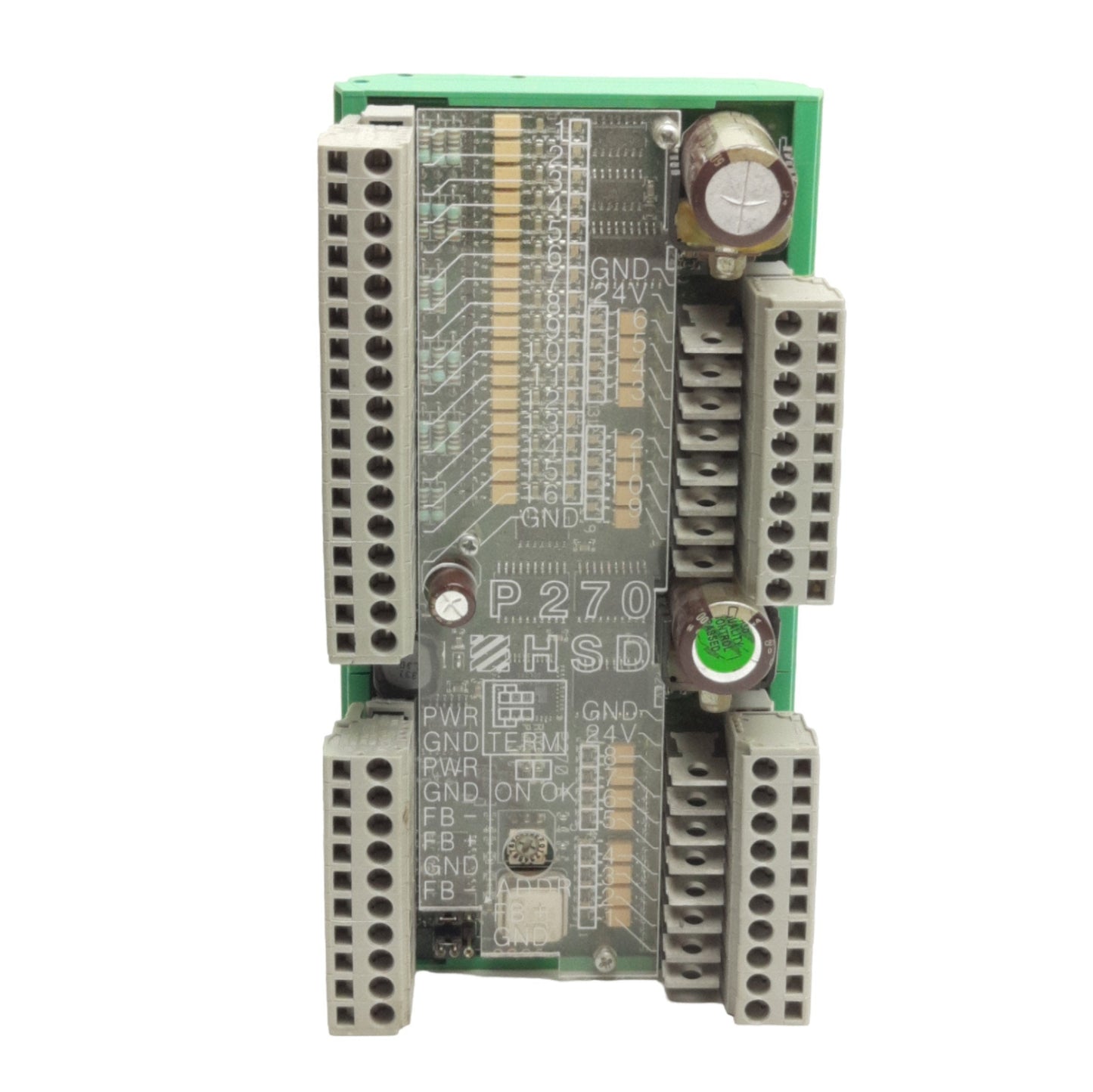 Used HSD P270 CNC Interface Module, Push Terminals, 24VDC, 16 + 16 Points