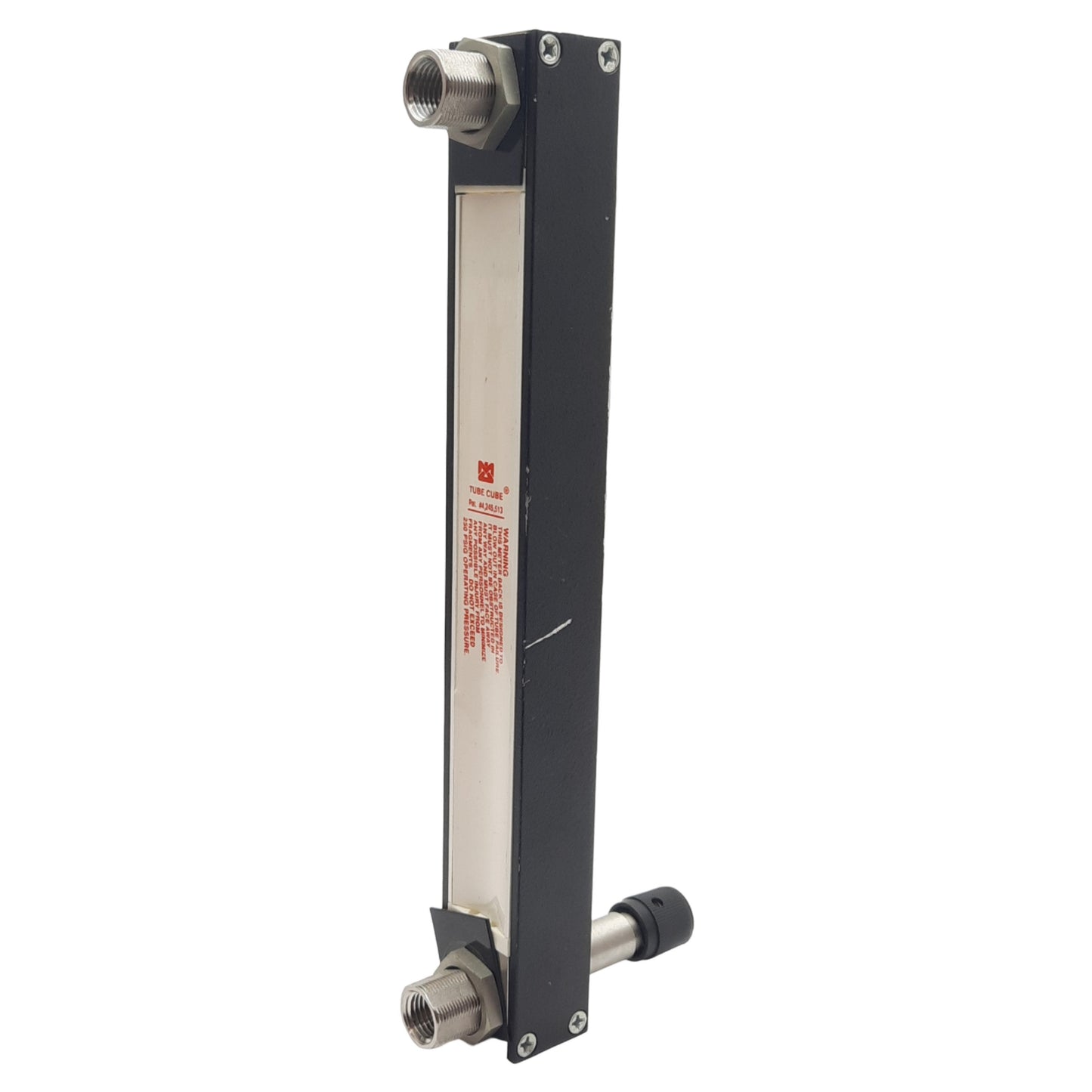 Used Matheson ME14C201E100 Flowmeter, 6-150sccm Air, 1/8in NPT, 150mm Scale, 250psig
