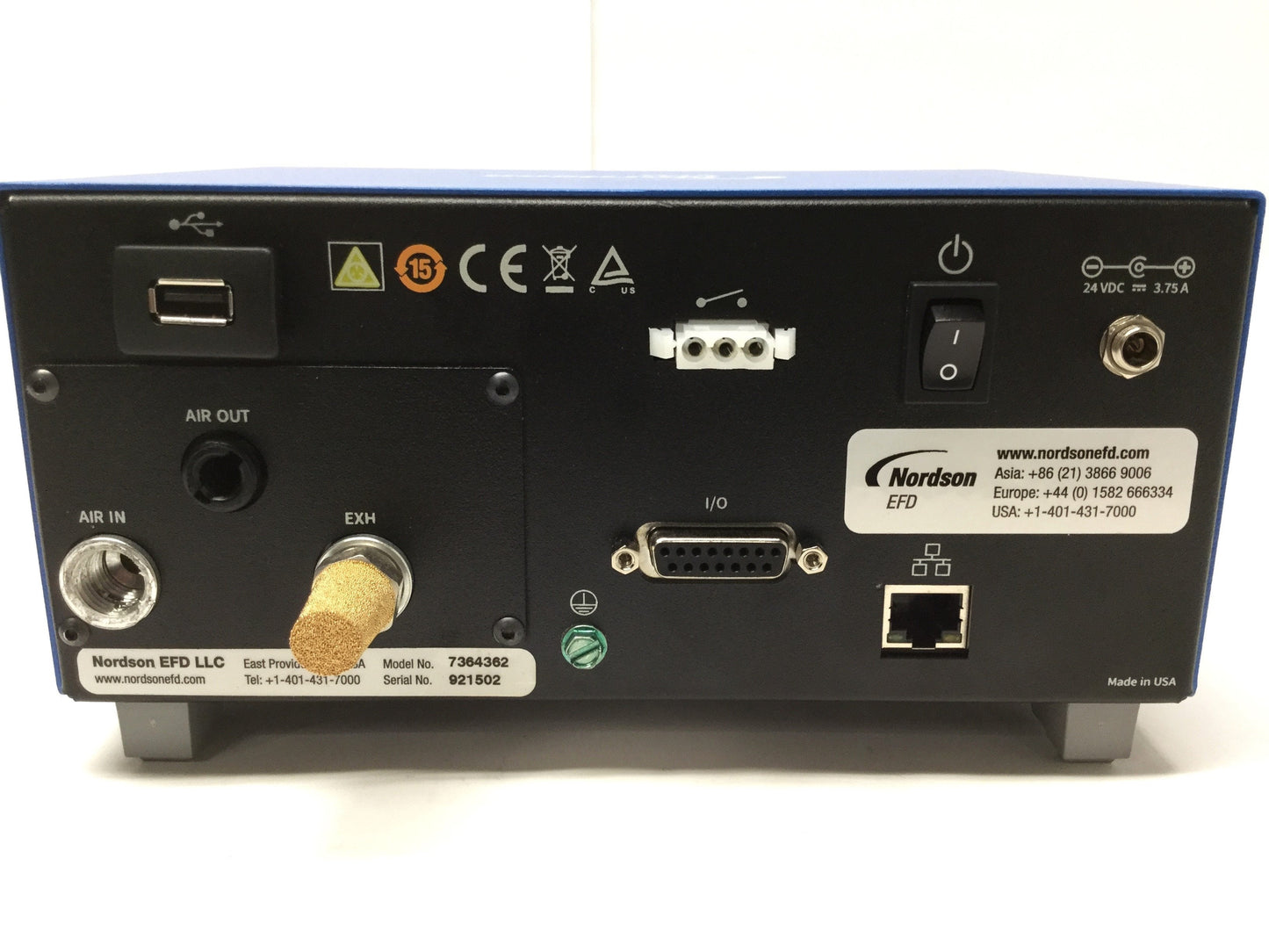 For parts or not working Nordson EFD 7364362 UltimusPlus II Precision Fluid Dispensing Unit, *For Parts*