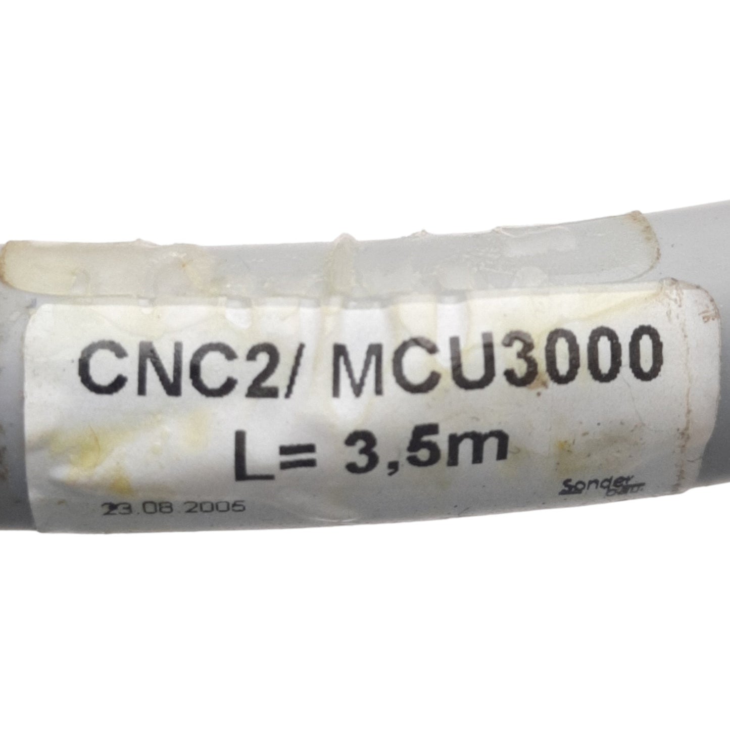 Used Sonder Bau CNC2/MCU3000 Cordset, DB50M x DB50M Connectors, 3.5 Meters Cable