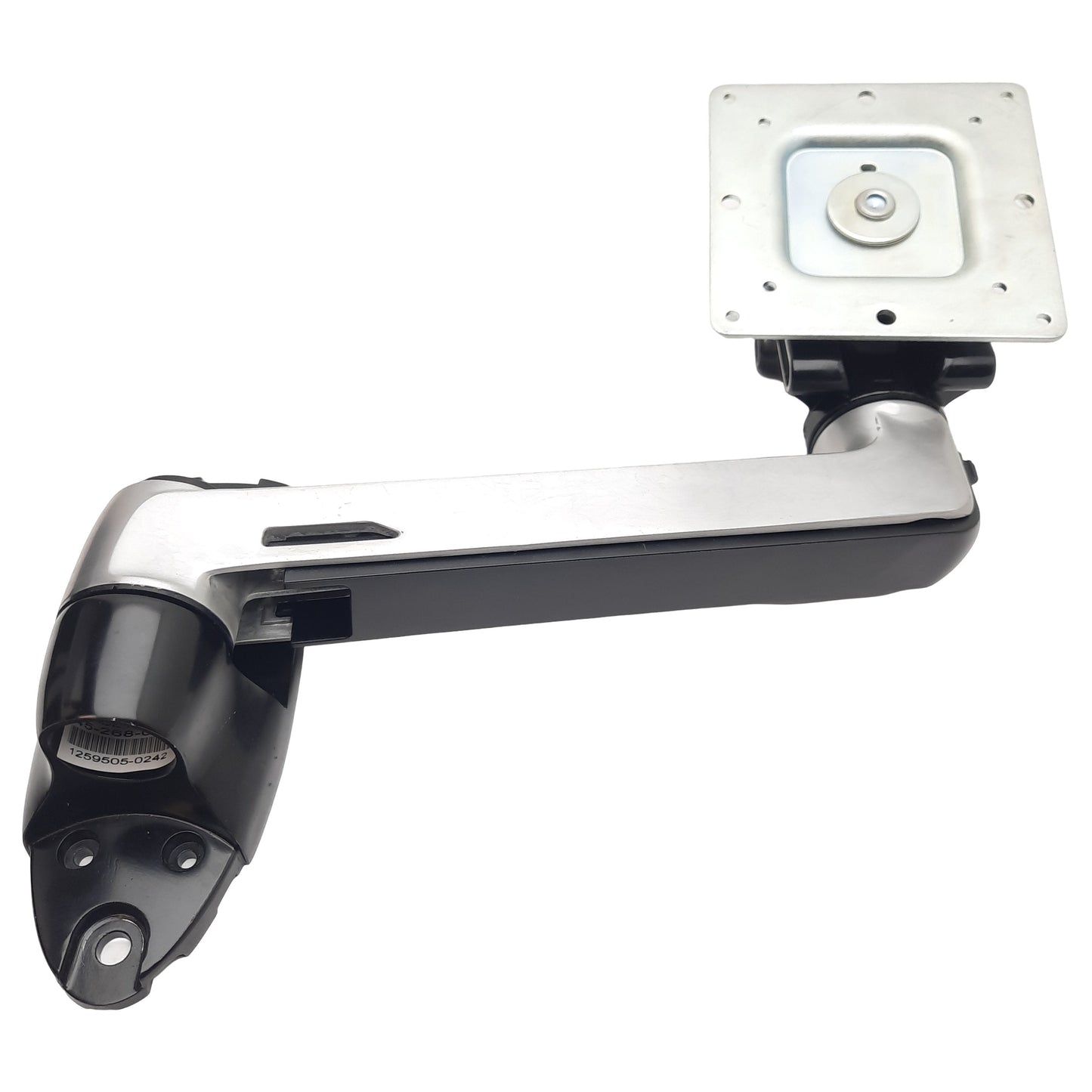 Used Ergotron 45-268-026 Monitor/TV Arm Wall Mount, 50lbs Capacity, VESA 100mm & 75mm