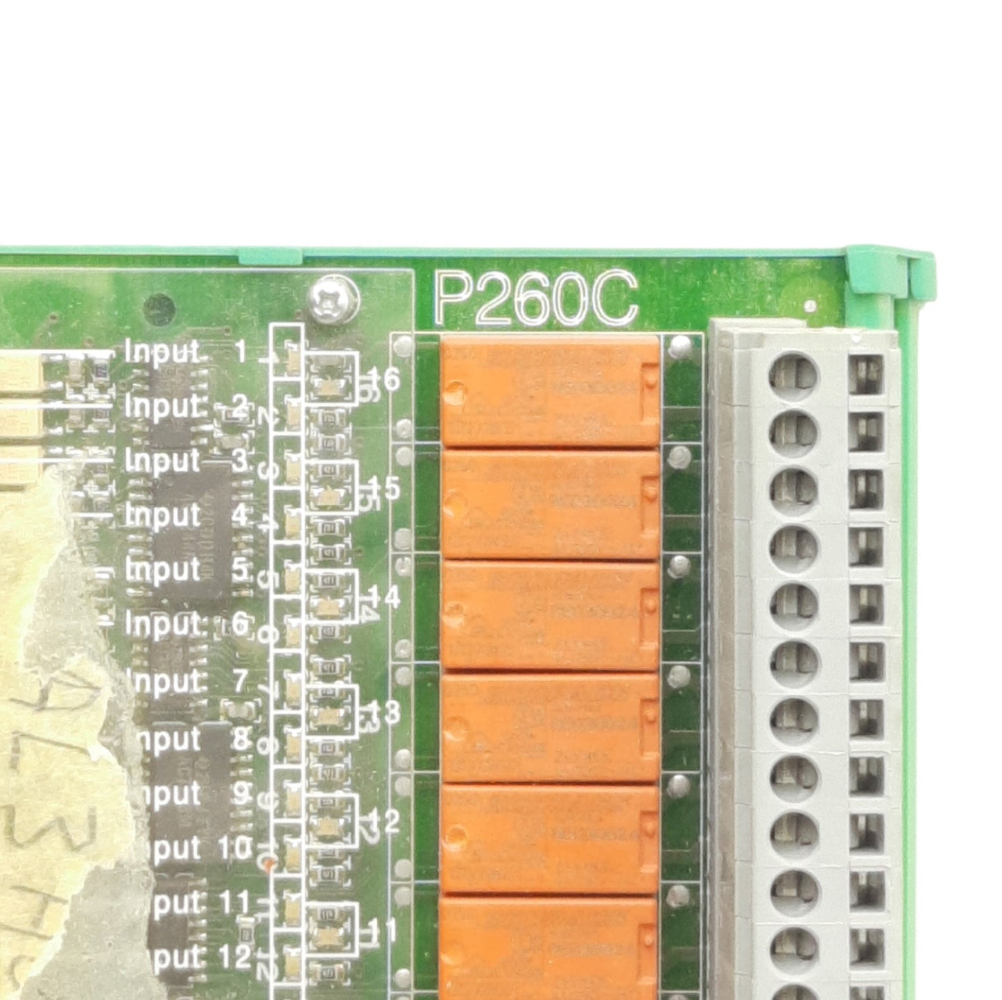 Used HSD P260C CNC Interface/Relay Module, 16-Input Points, For RTU540 Controller