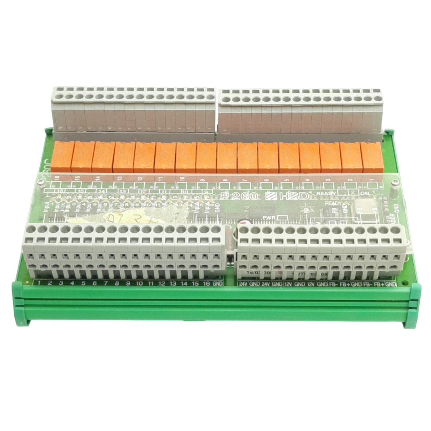 Used HSD P260C CNC Interface/Relay Module, 16-Input Points, For RTU540 Controller