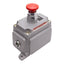 Used Killark XCS-0MRM3 Hazardous Location Push/Pull Stop Button Enclosure, 600VAC 10A