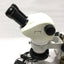 Used Scienscope NZ-BD-B2 Stereo Microscope .8-5x Ø76mm WF10X/22 w/Stand & Ring Light