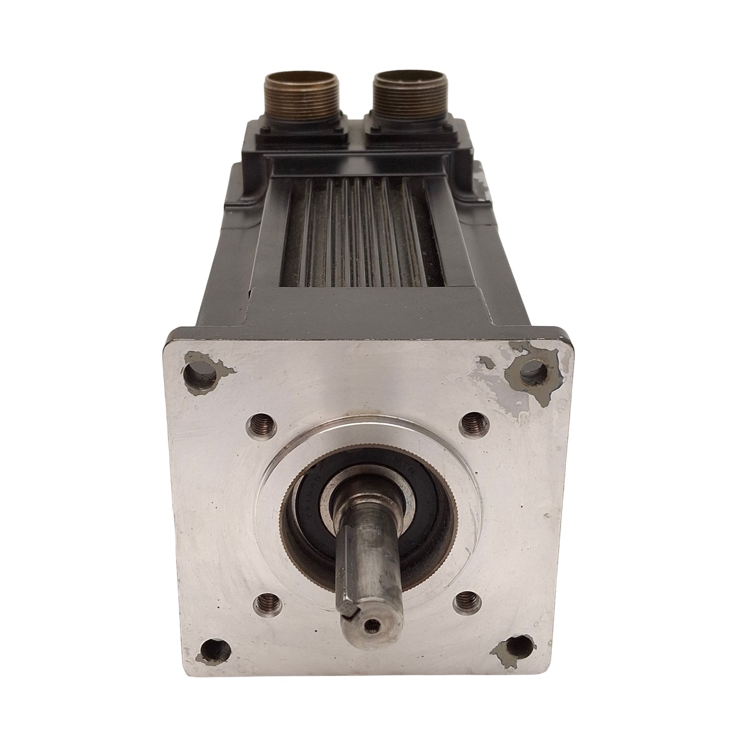 Used GE Fanuc MTR-3S45-G-R-0-E-0 Servo Motor, 230VAC 5.5A, 48lb-in, 2800RPM, NEMA 42