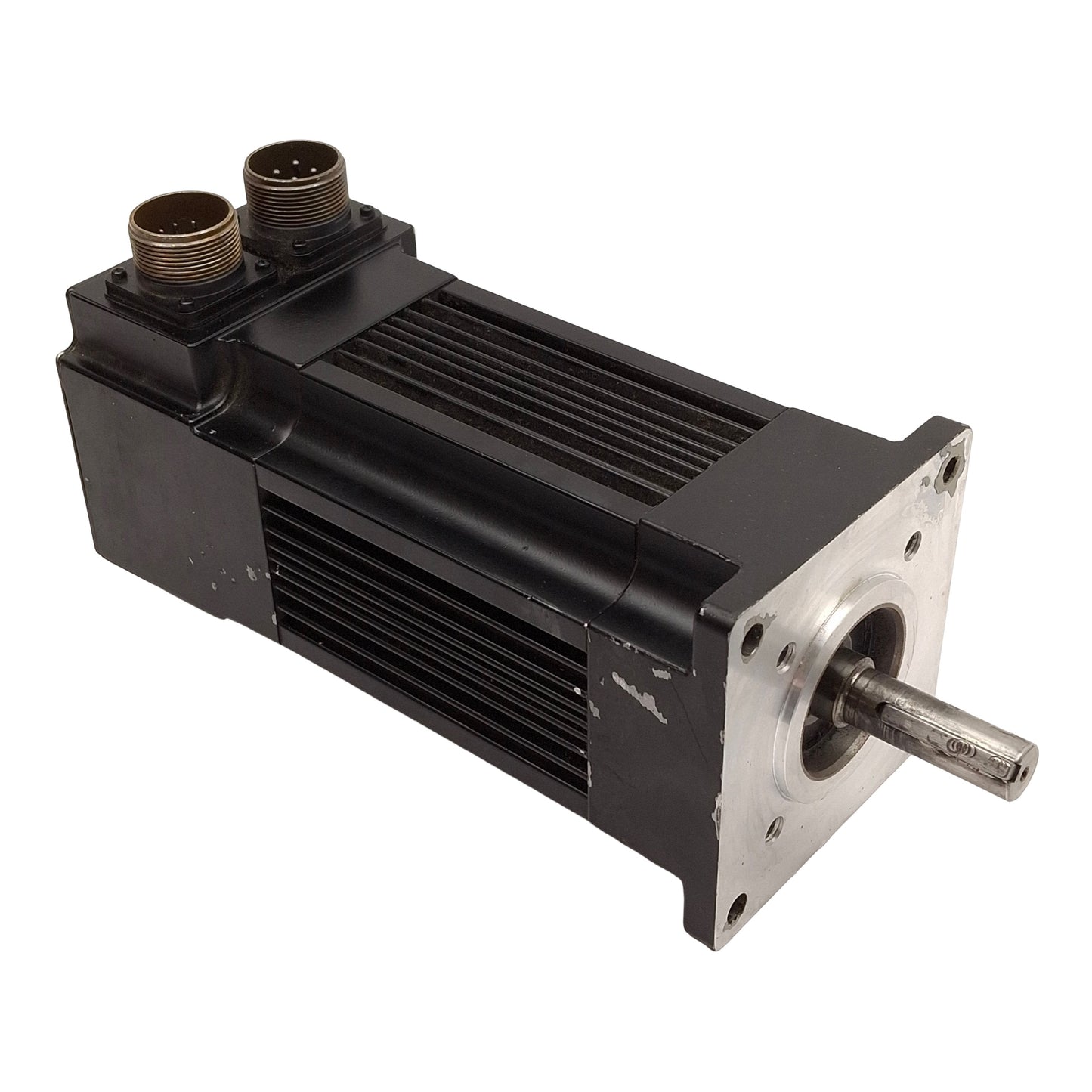 Used GE Fanuc MTR-3S45-G-R-0-E-0 Servo Motor, 230VAC 5.5A, 48lb-in, 2800RPM, NEMA 42