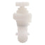 Used Parker Partek MV-11-202-T Manual PFA 2-Way Valve 3/4in x 3/4in Parflare, 100psig