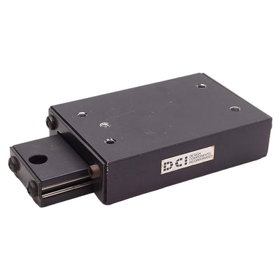 Used DCI Ball Bearing Slide Table, 2in Travel, 4in x 2-5/8in x 1in, #10-32 Holes