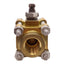 Used Swagelok B-63TF8 Brass 60 Series 3-Piece Ball Valve, 2-Way, 1500PSI, 1/2in NPT