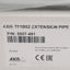New Axis 5507-491 T91B52 Extension Pipe, 30cm, 1.5in NPS Male/Female Thread