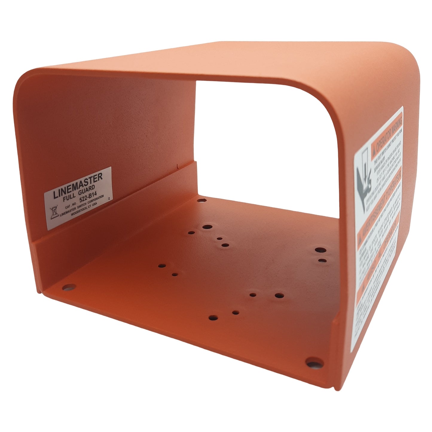 New Linemaster 522-B14 Full Foot Guard, Heavy Gauge Steel, 4.4in x 6in, Single Foot