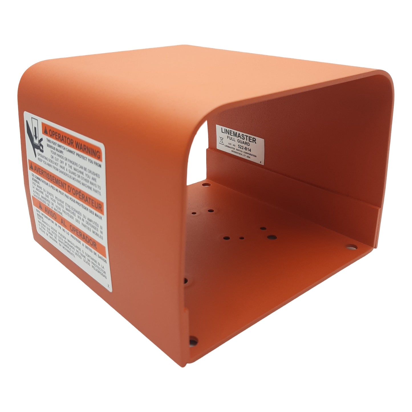 New Linemaster 522-B14 Full Foot Guard, Heavy Gauge Steel, 4.4in x 6in, Single Foot