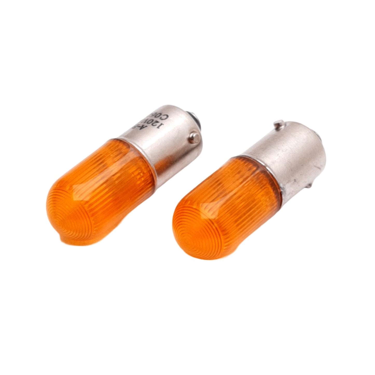 Used Lot of 2 Allen-Bradley 800T-N320A Replacement Pushbutton Amber LED Light, 120VAC