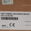 New Axis 01150-001 T94B05L Recessed Mount For Dome Camera, Ceiling Mountable, ø122mm