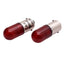 Used Lot of 2 Allen-Bradley 800T-N320R Replacement Pushbutton Red LED Light, 120VAC