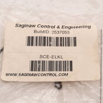 New Saginaw Control SCE-ELKL Key Locking L Handle, Quarter Turn, with 2 Keys